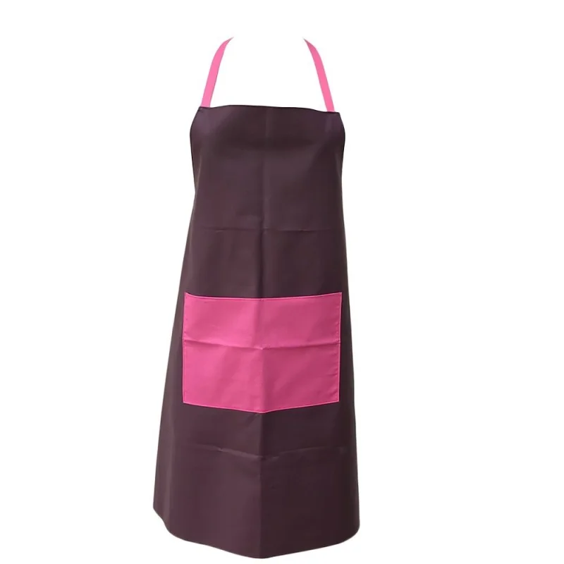 Women Apron Purple with a spacious front pocket