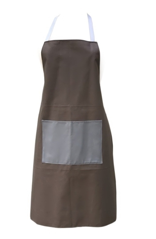 cooking Apron unisex Herringbone graphite