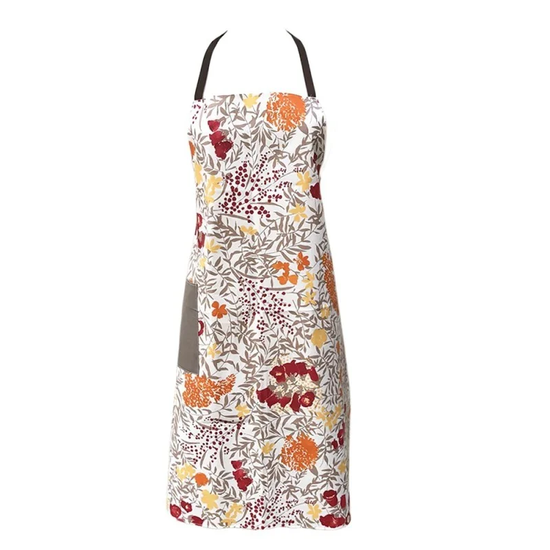 Floral Apron Mimosa red