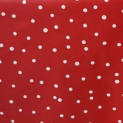 Tissu en coton Confettis rouge