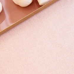 Tissu en coton pailleté rose