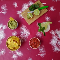 Chemin de table Pin rouge