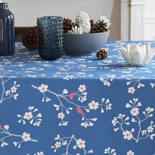 Runner da tavola Ciliegio Rosa/Grigio 