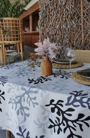 nappe enduite corail noir