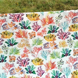 Wipe clean fabric Algae