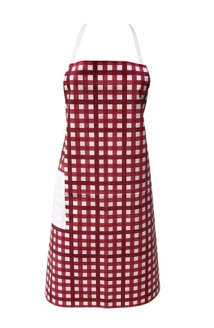 Tablier Guinguette rouge Fleur de Soleil