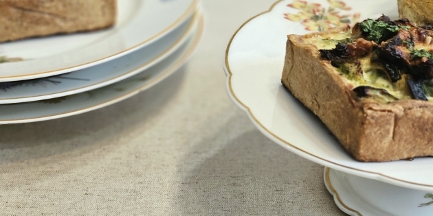 Nappe enduite Unie lin/coton Fleur de Soleil