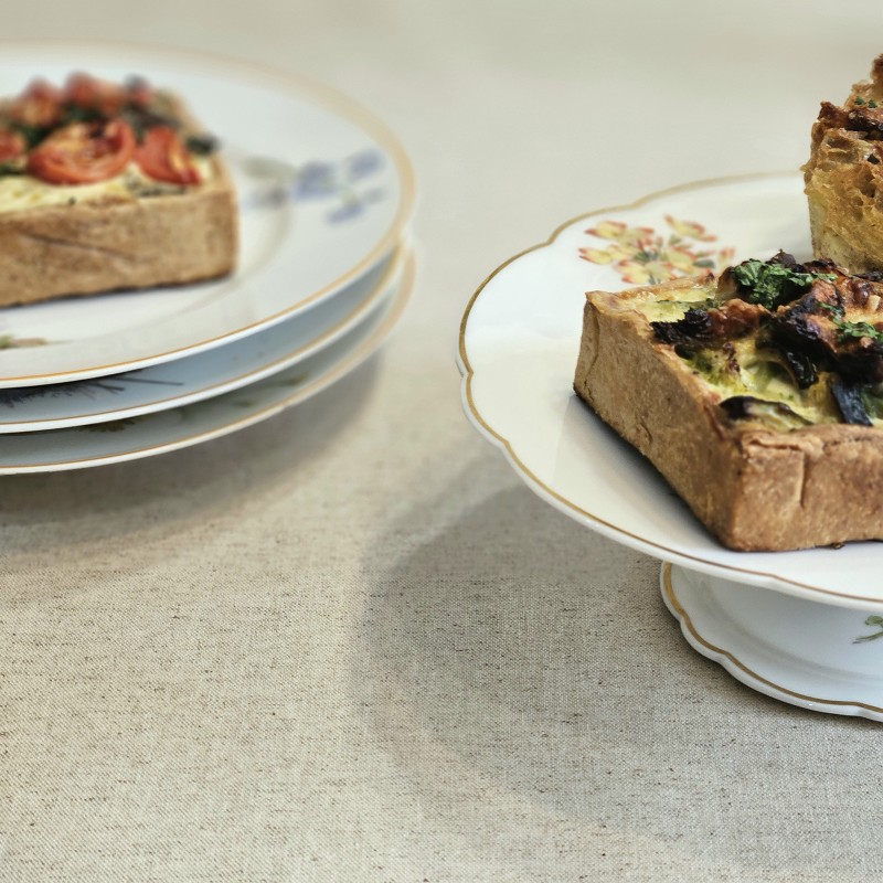 Nappe enduite ronde ou ovale Unie lin/coton