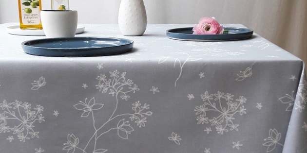 4 Serviettes de table Astrance gris