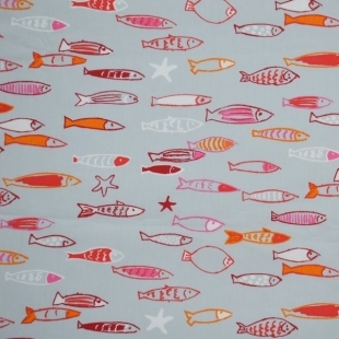 Nappe enduite Poissons soleil Fleur de Soleil