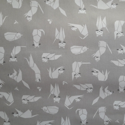 copy of 4 Servietten taupe Katzen