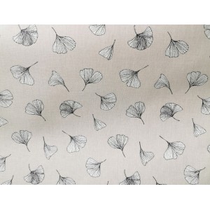 Set de table anti tache Ginkgo Sable