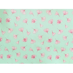 Wipe clean placemats  Ginkgo Pistachio green