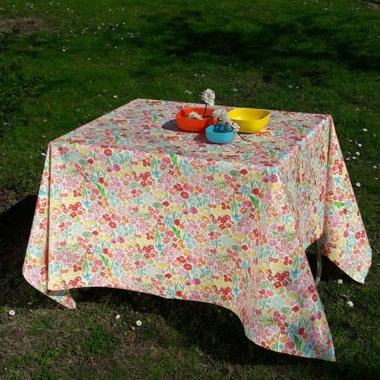 Tovaglia Giardino fiorito in cotone