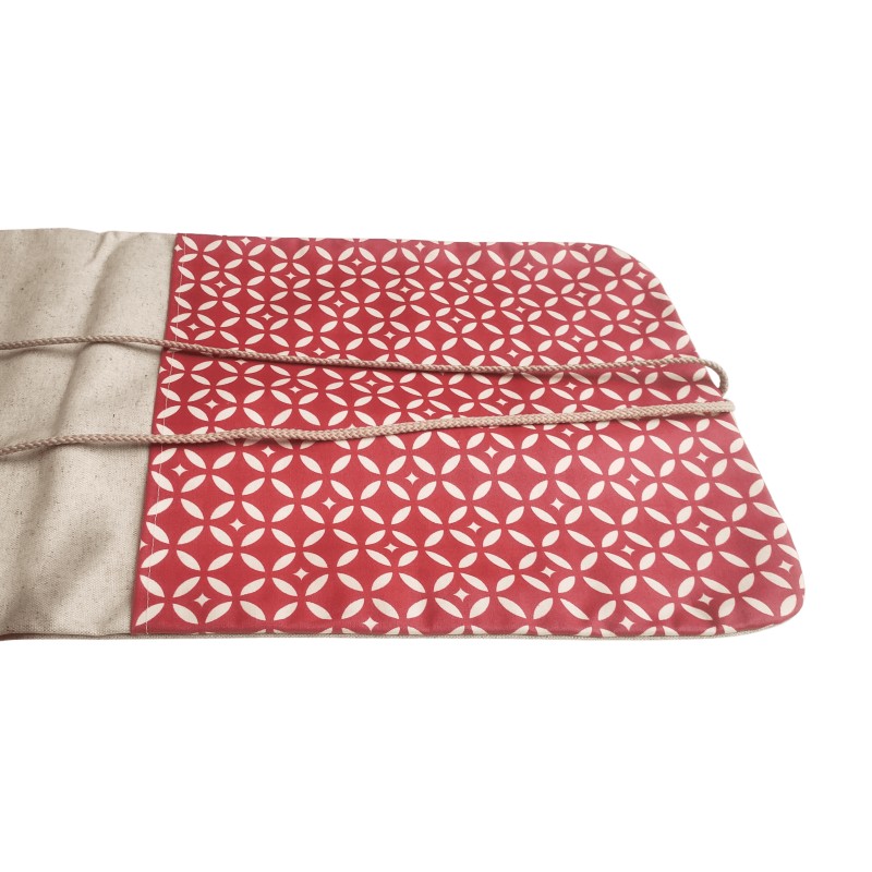 Sac à pain imperméable Mosaique rouge