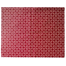 Wipe clean placemats Mosaic red