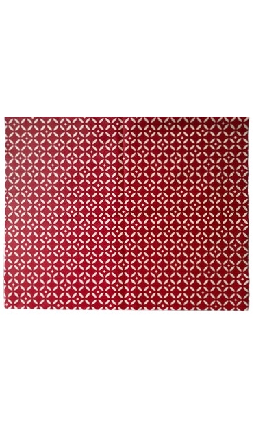 Wipe clean placemats Mosaic red