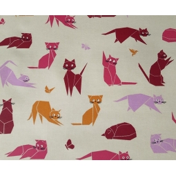 Wipe clean placemat Pink Cats