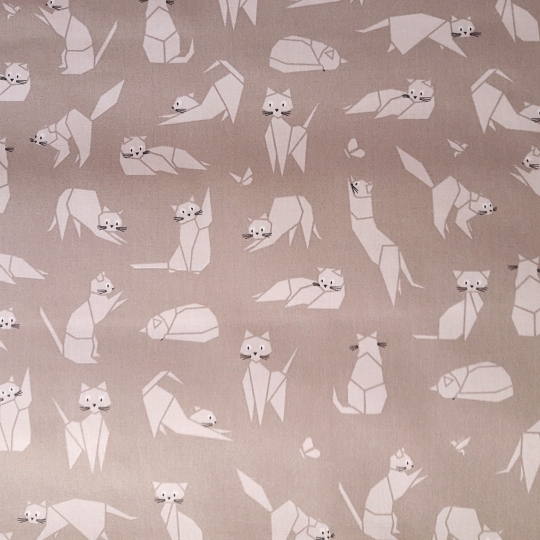 Tischsets abwaschbar Katzen Braun