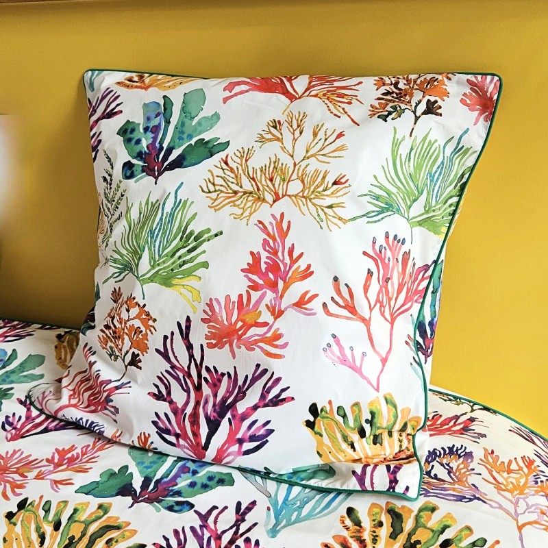 Federa mare 65X65 in cotone Alghe marine