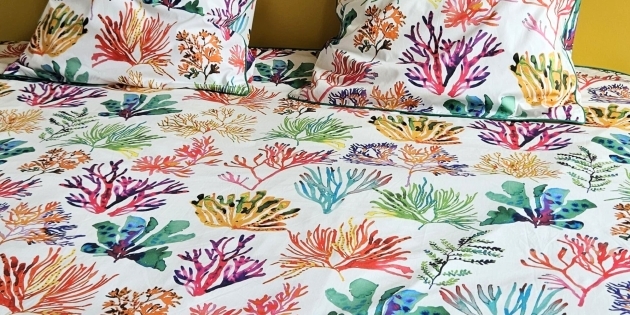 Federa mare 65X65 in cotone Alghe marine