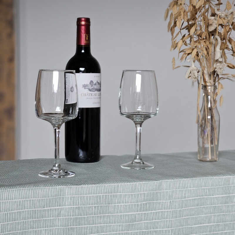 Wipe clean tablecloth Green Bamboo