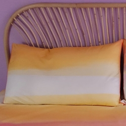 Kopfkissenbezug Aquarelle Gelb