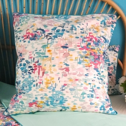 Pillowcase Reflets turquoise