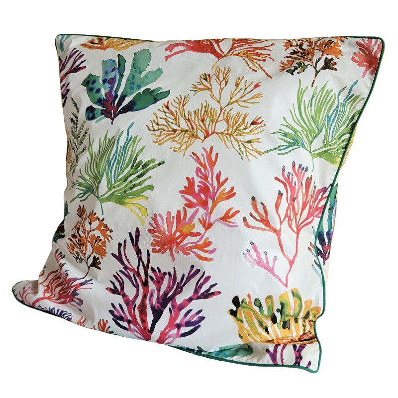 Federa mare 65X65 in cotone Alghe marine