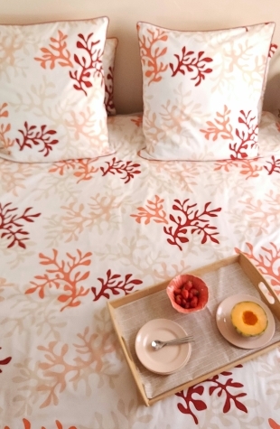Federa 65X65 Corallo rosso