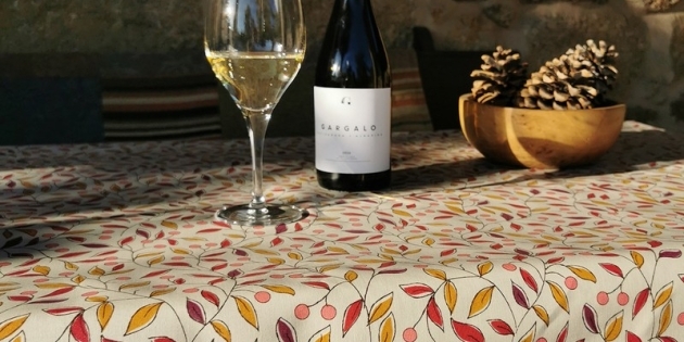 Nappe enduite ronde ou ovale Tilleul prune