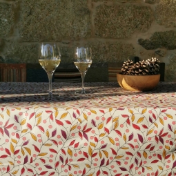 Wipe clean tablecloth...