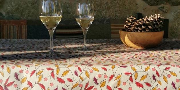 Nappe enduite Tilleul prune