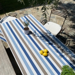 Wipe clean tablecloth...