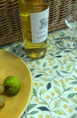 nappe enduite tilleul vert