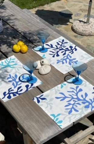 Set de table bord de mer