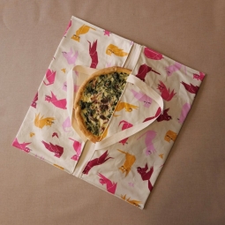 Roze kat gecoate taarttas