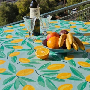 Nappe enduite Citron Fleur de Soleil
