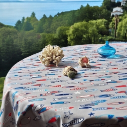 Wipe clean tablecloth Fish...