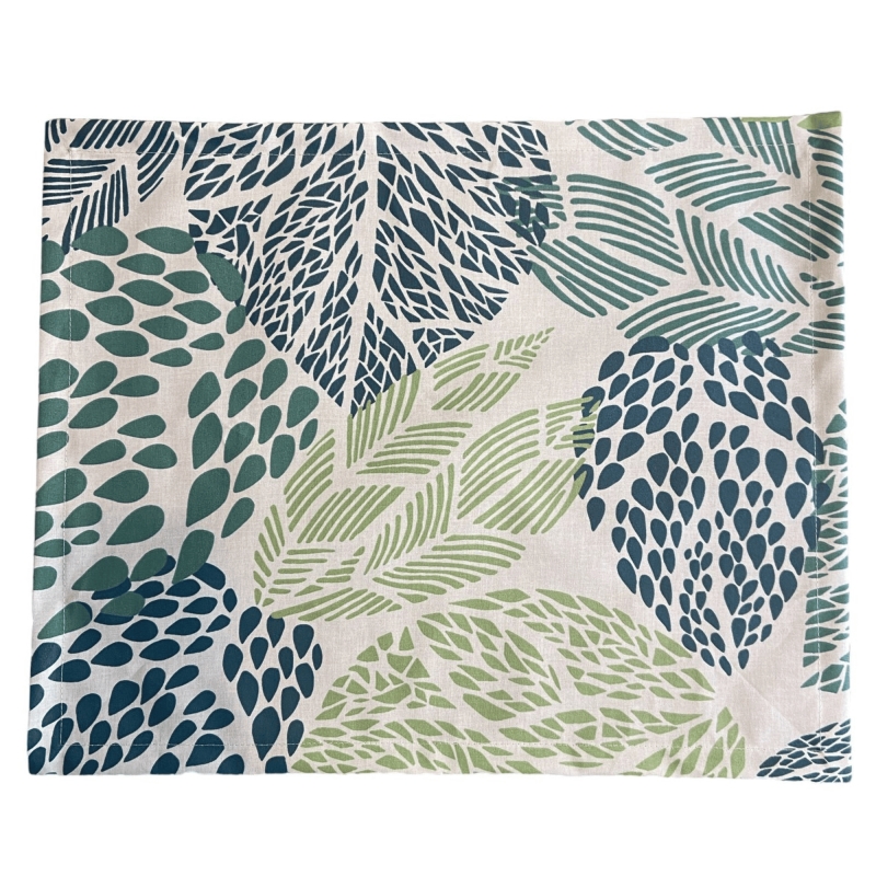 Set de table Feuilles verte