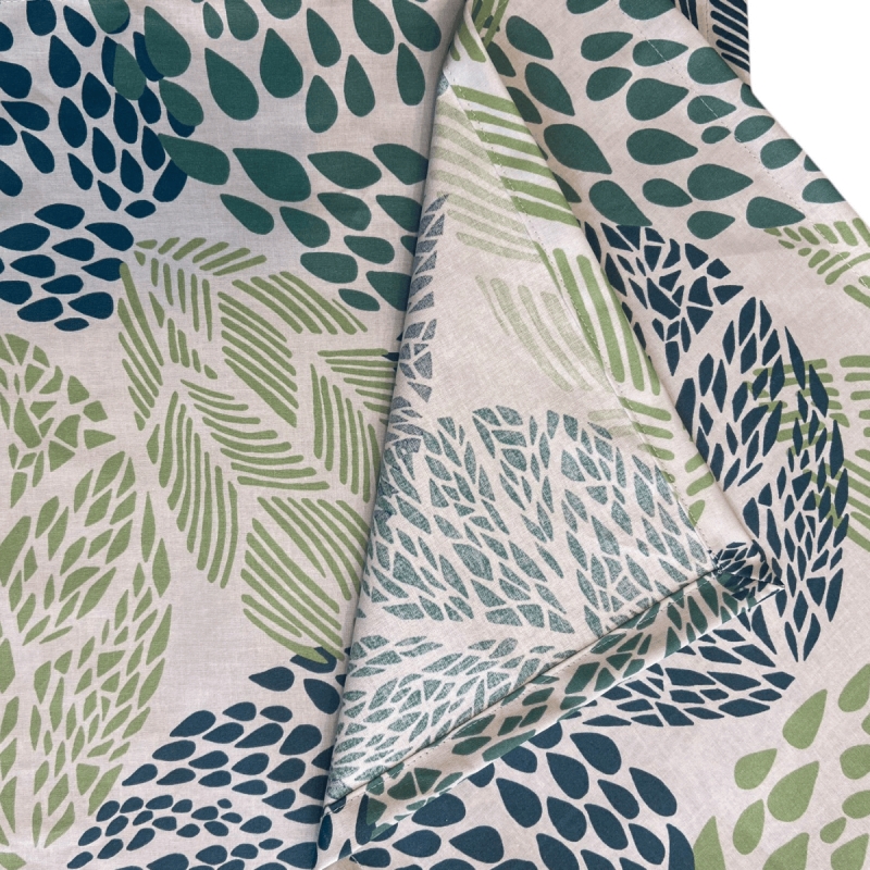 Tovaglioli cotone Foglie verde