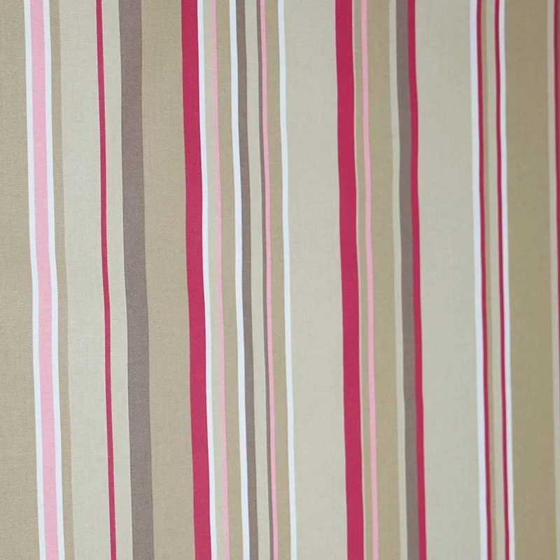 Wipe clean fabric Stripes taupe