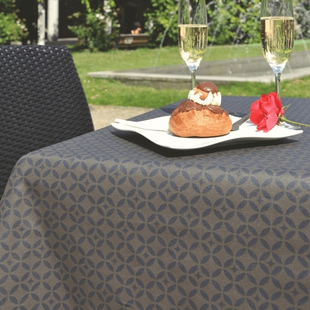 Tovaglia Antimacchia Mosaico nero