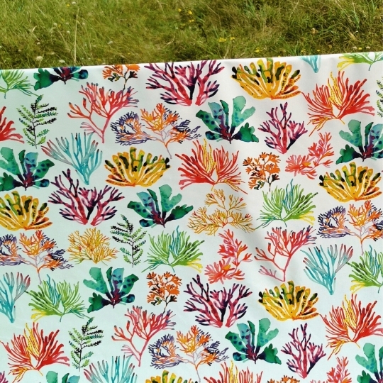 Runner da tavola Alghe marine antimacchia