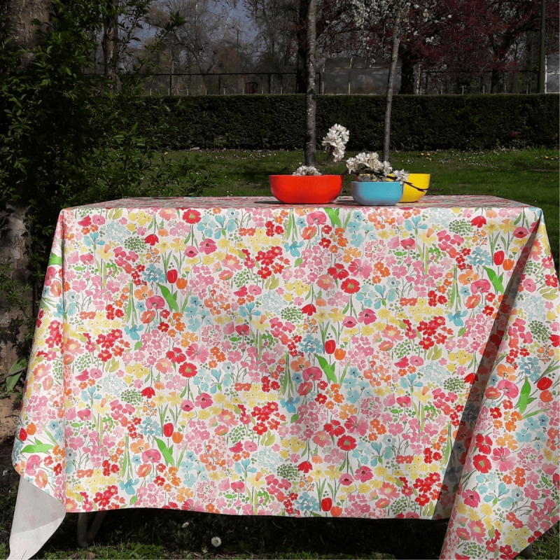 Cheminde table fleuri Jardin