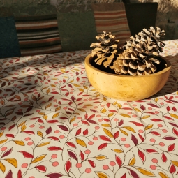 Table runner Provence plum