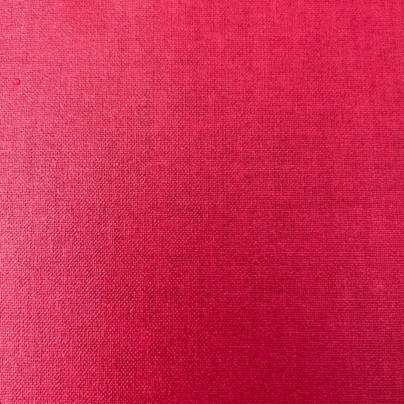 Nappe rouge enduite Fleur de Soleil