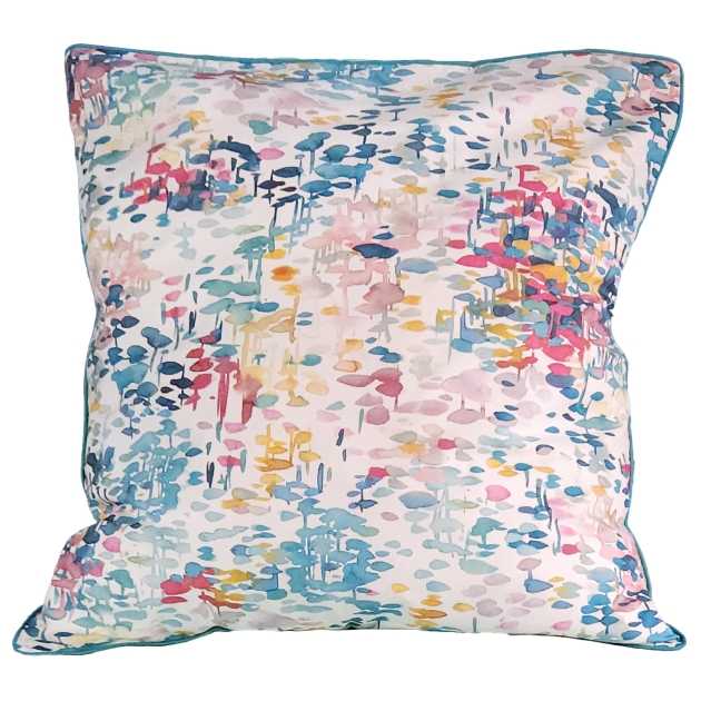 Pillowcase Reflets turquoise