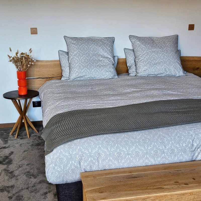 Set di biancheria Shabby chic grigio