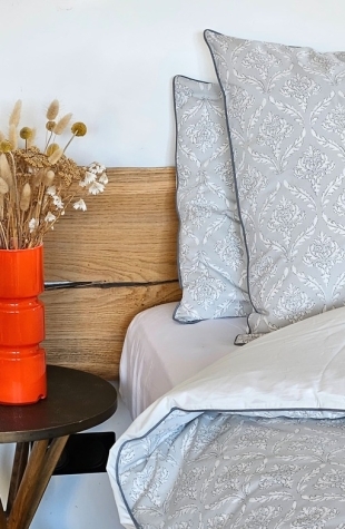 Set di biancheria Shabby chic grigio